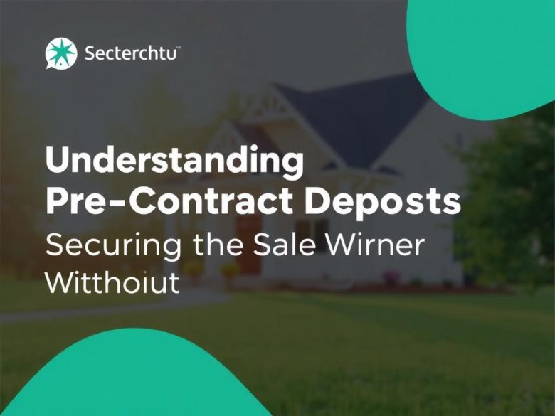 Understanding Pre-Contract Deposits: Securing the Sale Without Risk
